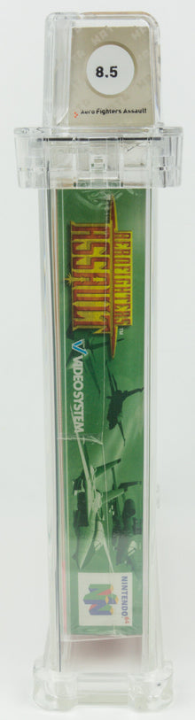 Nintendo 64 *AeroFighters Assault* N64 WATA 8.5 A+ no VGA POP 4