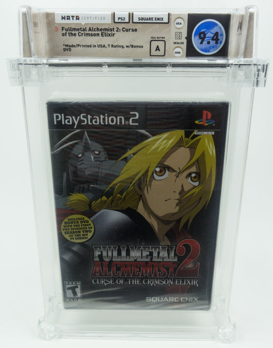 Playstation 2 *Fullmetal Alchemist 2: Curse of the Crimson Elixir*PS2 WATA 9.4 A