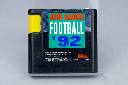 John Madden Football '92 Sega Genesis Modul NTSC-U/C