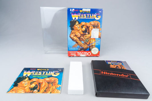 Nintendo NES *Tecmo World Wrestling* OVP CIB PAL B PZ-NOE +