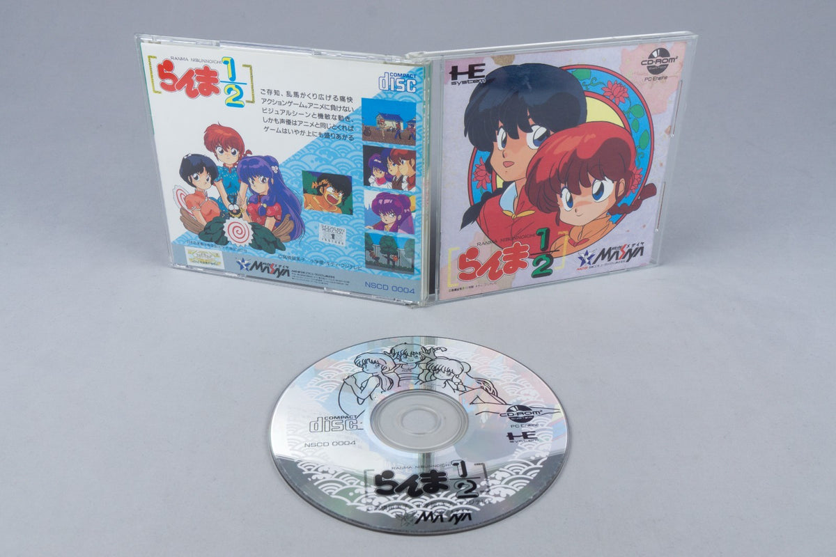 Ranma 1/2 PC Engine OVP CIB CD-ROM² NTSC-J