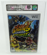 Nintendo Wii *Mario Strikers Charged Football* New / VGA 85 NM+ Red Strip
