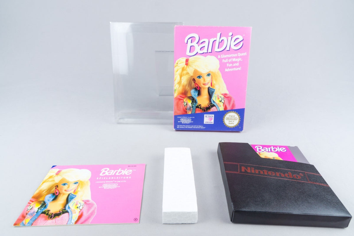 Nintendo NES *Barbie* OVP CIB Pal B 8V-NOE-1 +