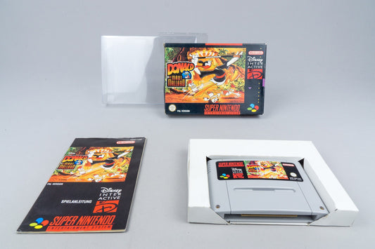 Super Nintendo *Donald in Maui Mallard* SNES CIB OVP AZBP-EUR