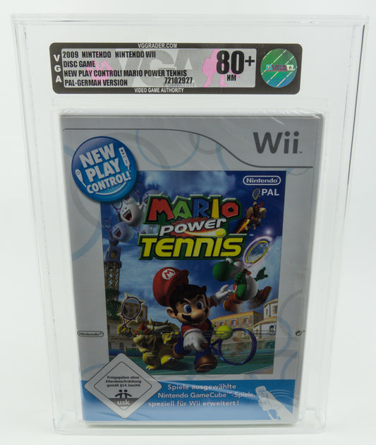 Nintendo Wii *New Play Control! Mario Power Tennis* New / VGA 80+ Near Mint