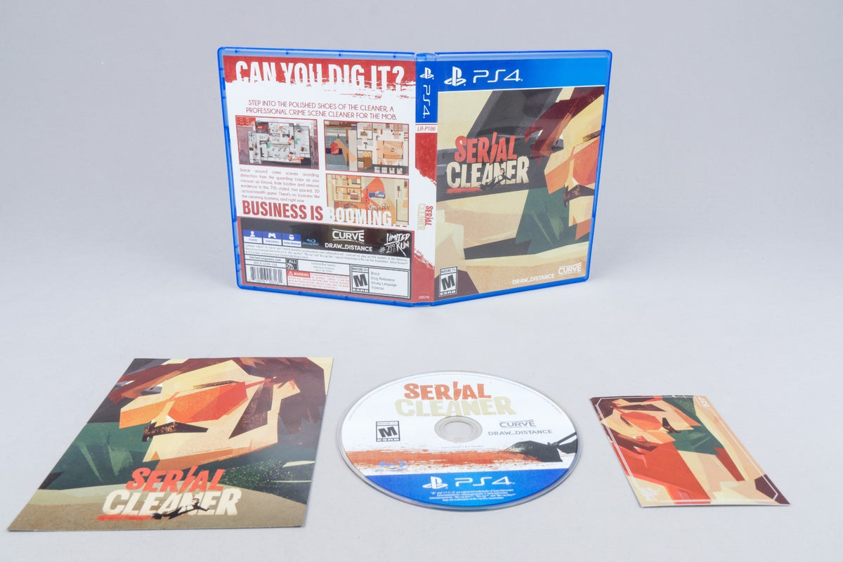 Playstation 4 *Serial Cleaner* PS4 OVP Limited Run #299