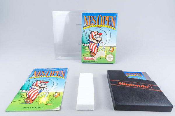 Nintendo NES *NES Open Tournament Golf* OVP CIB PAL B UG-NOE +