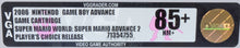 Game Boy Advance *Super Mario World: Super Mario Advance 2* GBA Sealed VGA 85+