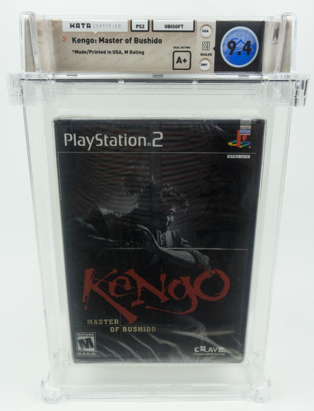 Playstation 2 *Kengo: Master of Bushido* PS2 Sealed WATA 9.4 A+ no VGA