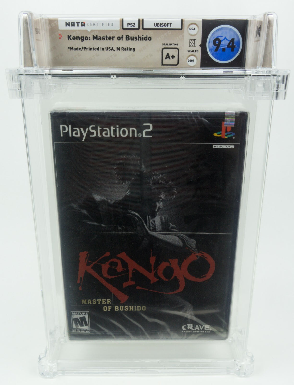 Playstation 2 *Kengo: Master of Bushido* PS2 Sealed WATA 9.4 A+ no VGA