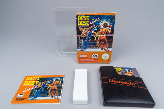 Nintendo NES *Best of the Best Championship Karate* Acryl CIB OVP PAL B BB-FRA