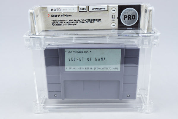 Super Nintendo *Secret of Mana* SNES Prototype Wata