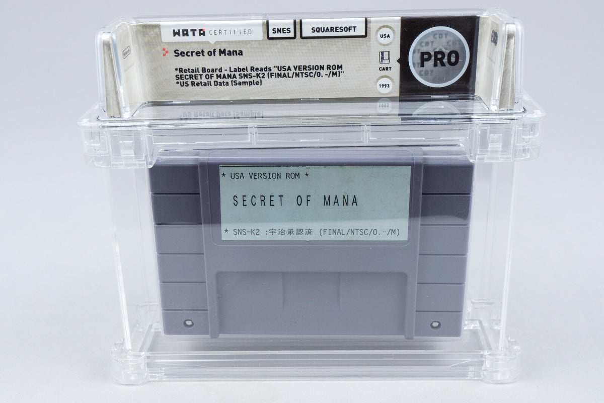 Super Nintendo *Secret of Mana* SNES Prototype Wata