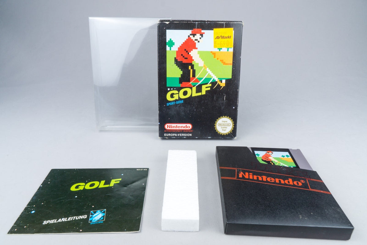 Nintendo NES *Golf* OVP CIB PAL B GF-NOE +