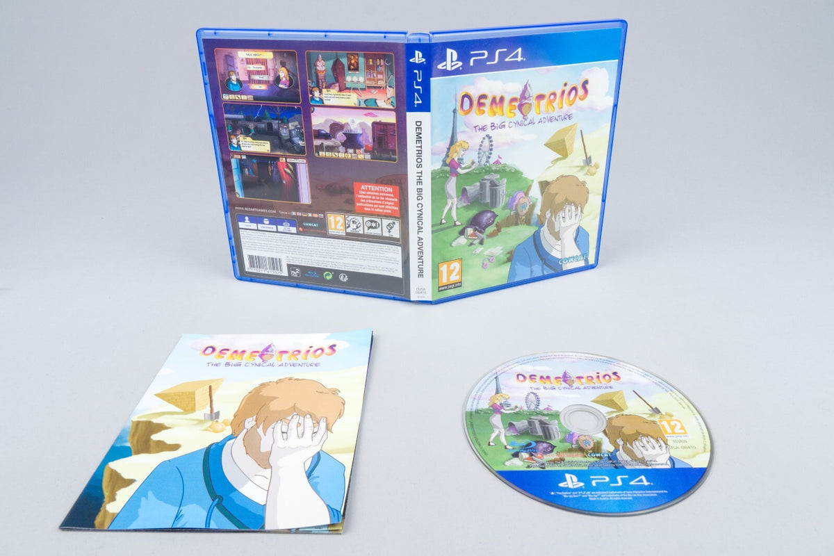 Playstation 4 *Demetrios: The Big Cynical Adventure* PS4 OVP Red Art Games