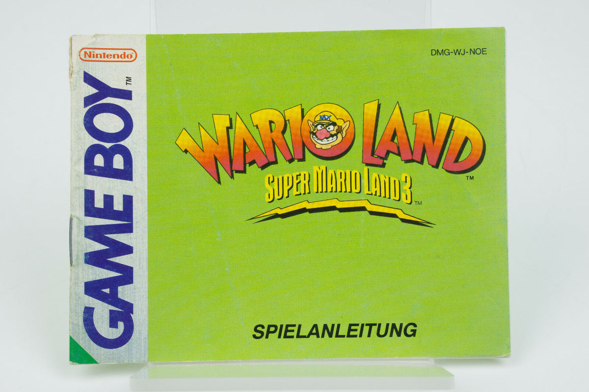 Nintendo Game Boy *Wario Land: Super Mario Land 3* Anleitung DMG-WJ-NOE #2