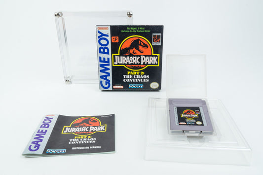 Nintendo Game Boy *Jurassic Park Part 2: The Chaos Continues* CiB Acryl A2JE-USA
