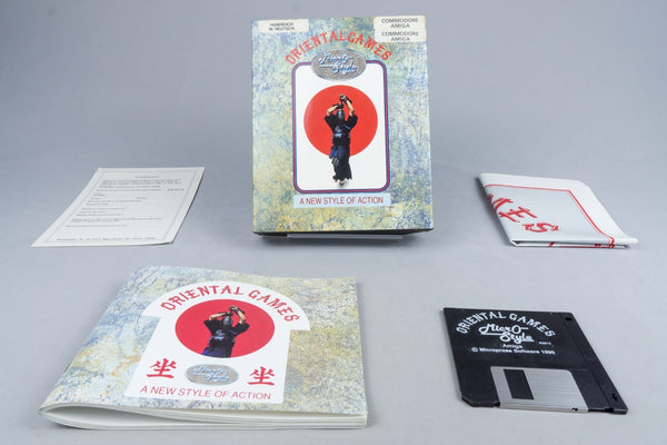 Oriental Games Commodore Amiga Big Box CIB OVP Anleitung Poster
