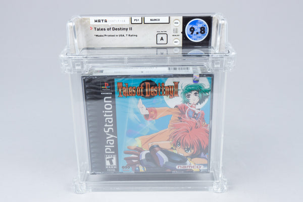 Playstation 1 *Tales of Destiny II* PS1 New / Sealed / WATA 9.8 A no VGA