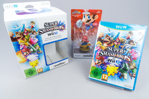 Nintendo Wii U *Super Smash Bros. For Wii U - Amiibo Figur Bundle* Neu