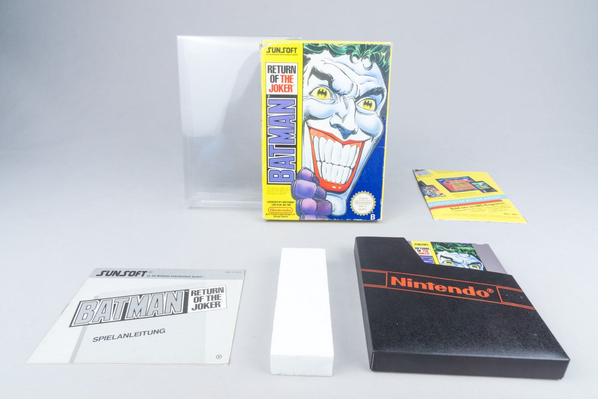 Nintendo NES *Batman: Return of the Joker* OVP CIB PAL B 48-NOE +