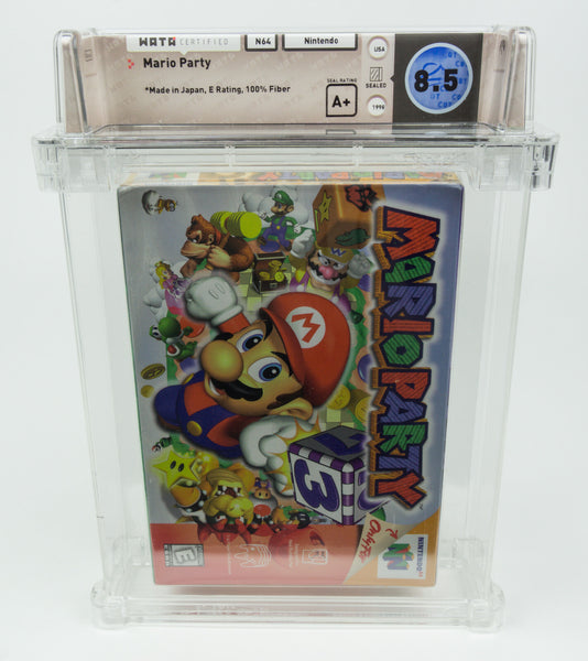 Nintendo 64 *Mario Party* N64 WATA 8.5 A+ no VGA