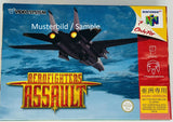Nintendo 64 *Aerofighters Assault* N64 New Neu Ungeöffnet Shipping Box Asian Ver