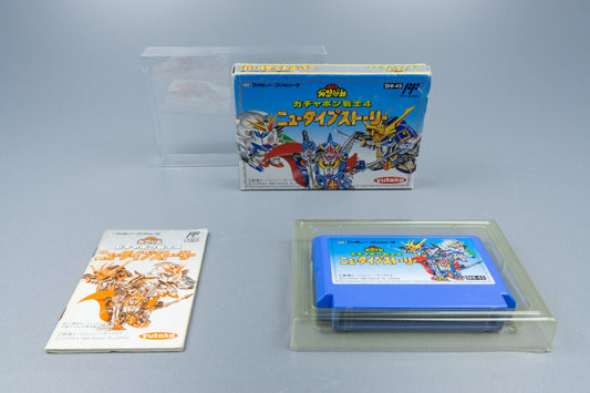 Famicom *SD Gundam Gachapon Senshi 4: New Type Story* OVP mit Anleitung NTSC-J