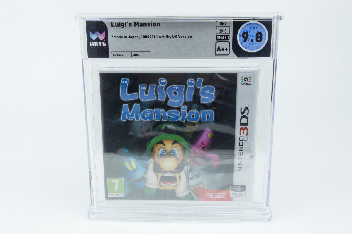 Nintendo 3DS *Luigi's Mansion* Sealed WATA 9.8 A++ no VGA UK