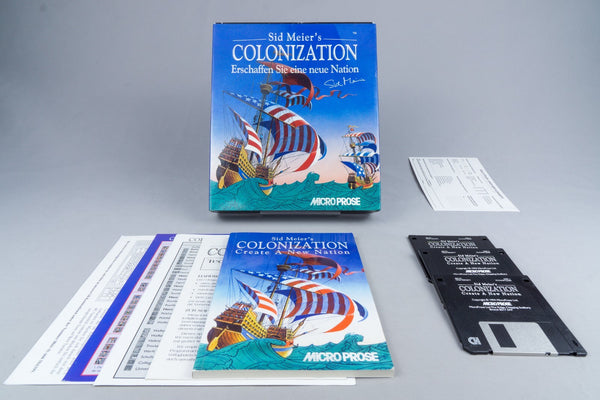 Sid Meier's Colonization IBM PC Big Box CIB OVP Anleitung