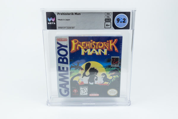 Nintendo Game Boy *Prehistorik Man* Sealed WATA 9.2 A+ no VGA Pop 7