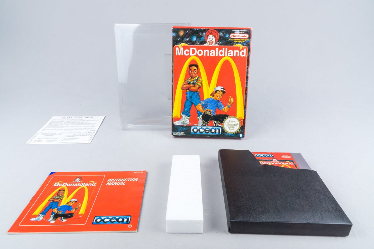 Nintendo NES *McDonaldland* OVP CIB PAL B 4Q-NOE +