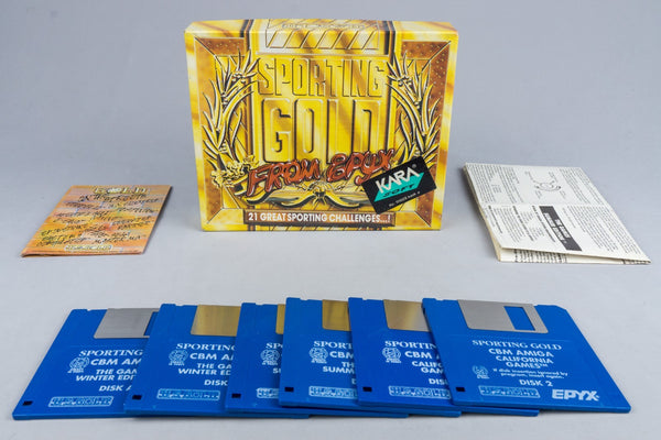 Sporting Gold from Epyx Commodore Amiga CIB OVP Komplett mit Anleitung