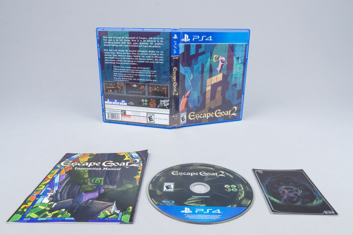 Playstation 4 *Escape Goat 2* PS4 OVP Limited Run #141