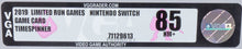 Nintendo Switch *Timespinner* Sealed VGA 85 Limited Run #042