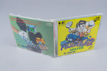 PC Engine *Power Golf 2* OVP CIB Spine Card Super CD-ROM² NTSC-J