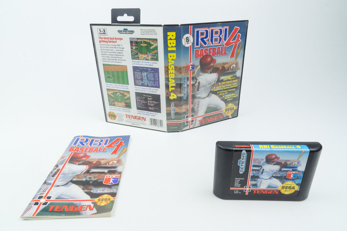 Sega Genesis *R.B.I. Baseball 4* OVP mit Anleitung NTSC-U/C
