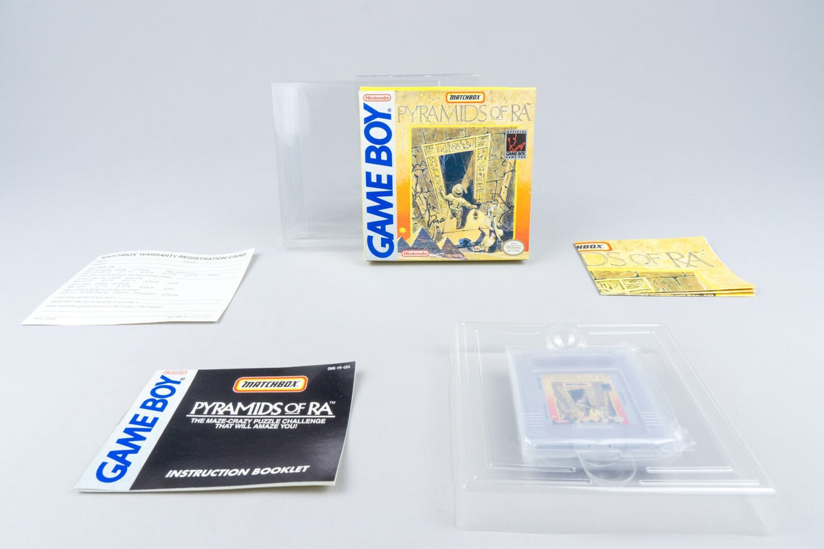 Nintendo Game Boy *Pyramids of Ra* CiB OVP Anleitung Poster YR-USA