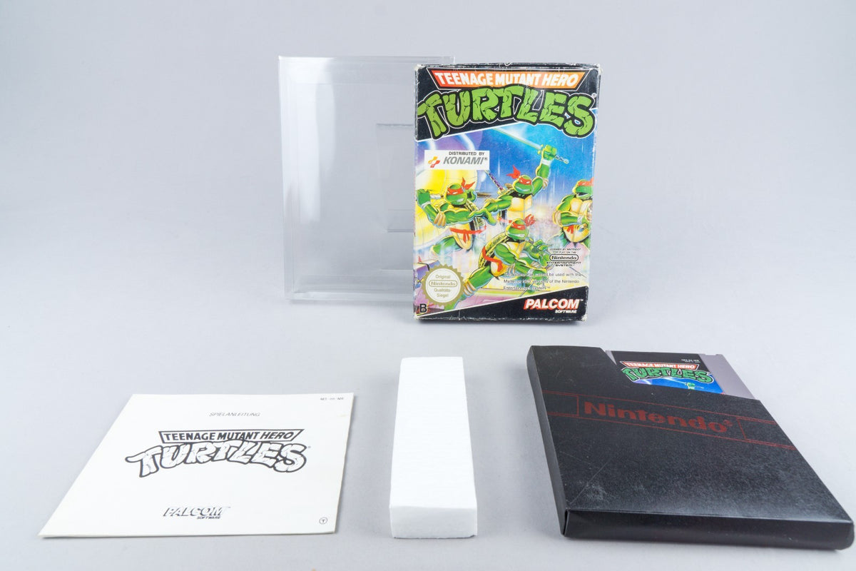 Nintendo NES *Teenage Mutant Hero Turtles* OVP CIB PAL B 88-NOE-1 +