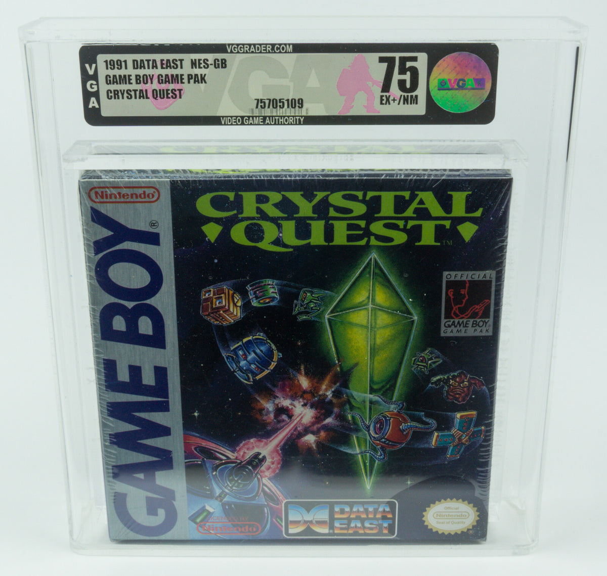 Nintendo Game Boy *Crystal Quest* GB VGA 75 Ex+ / Near Mint