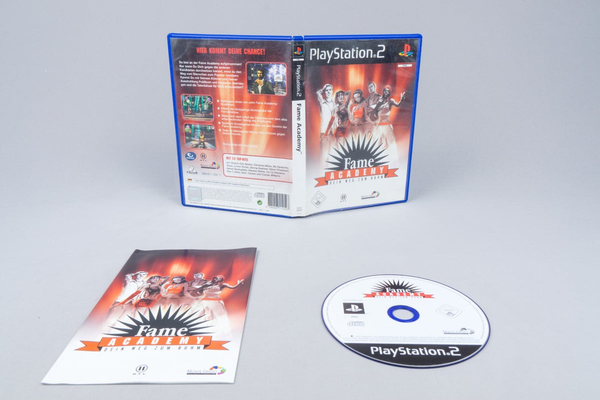 Playstation 2 *Fame Academy: Dein Weg zum Ruhm* PS2 OVP mit Anleitung