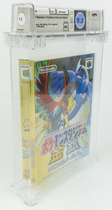 Nintendo 64 *Pocket Monsters' Stadium: Gold Silver* N64 WATA 9.2 NS Pokemon
