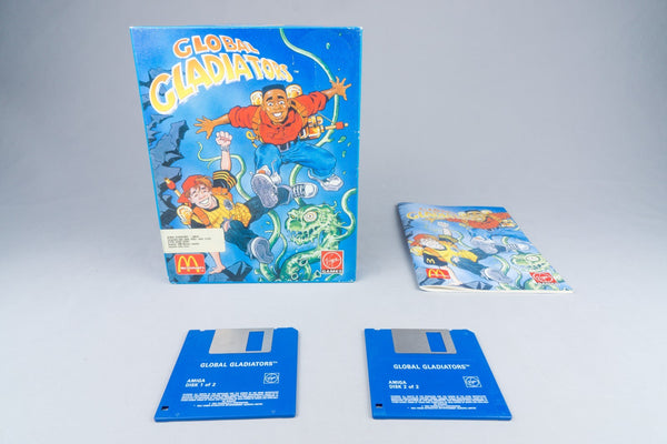 Commodore Amiga Global Gladiators in OVP mit Anleitung Big Box