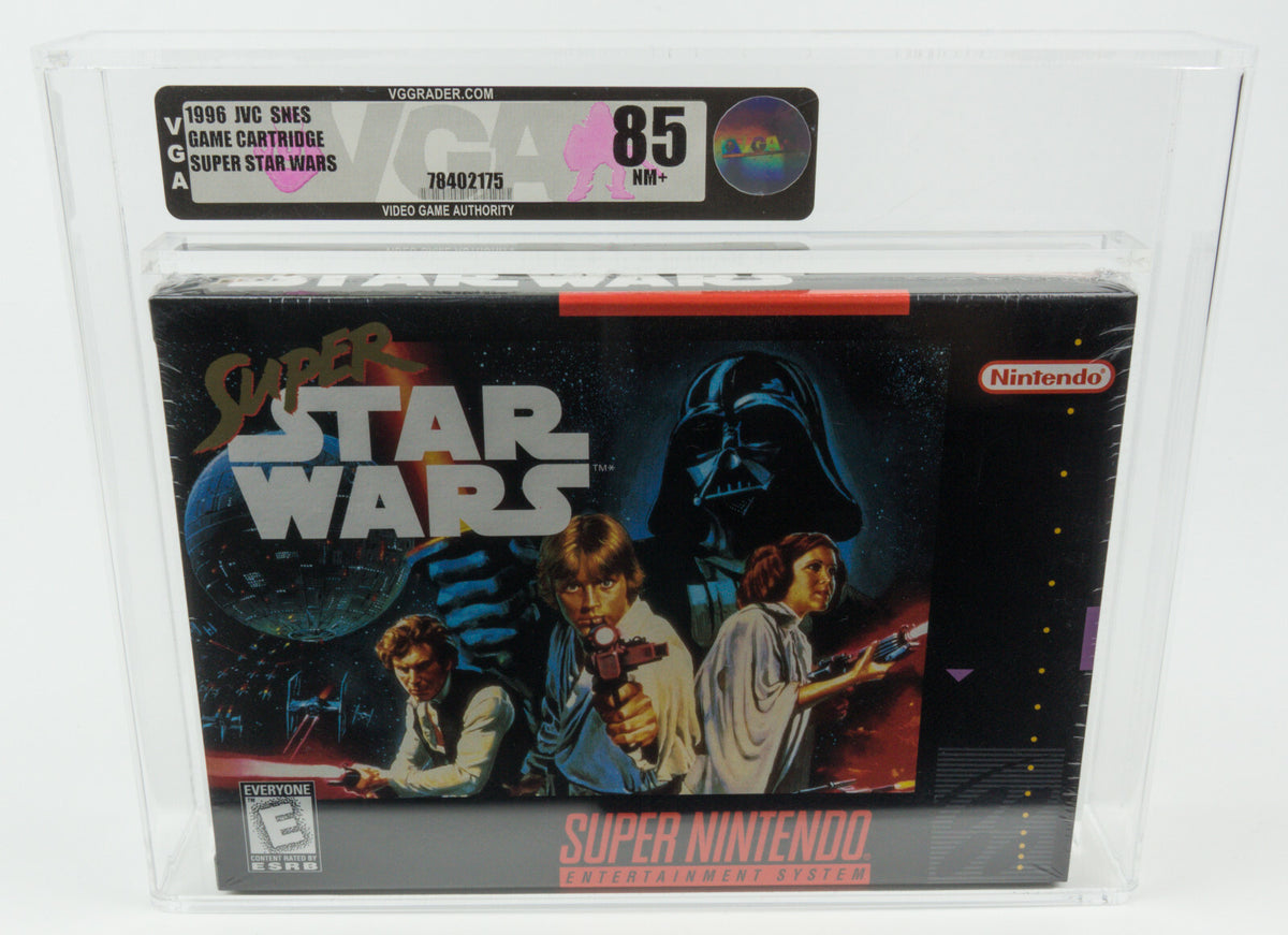Super Nintendo *Super Star Wars* SNES VGA 85 Near Mint+