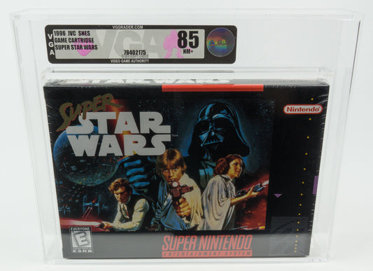 Super Nintendo *Super Star Wars* SNES VGA 85 Near Mint+