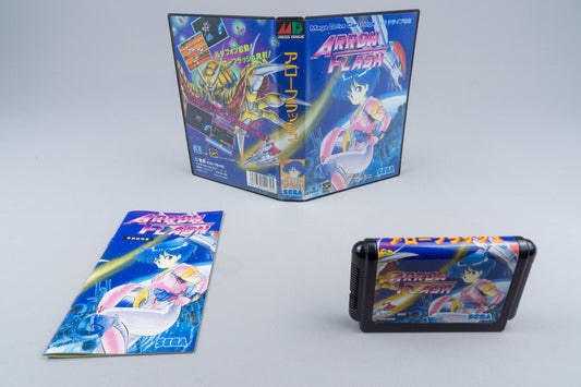 Sega Mega Drive *Arrow Flash* OVP mit Anleitung NTSC-J