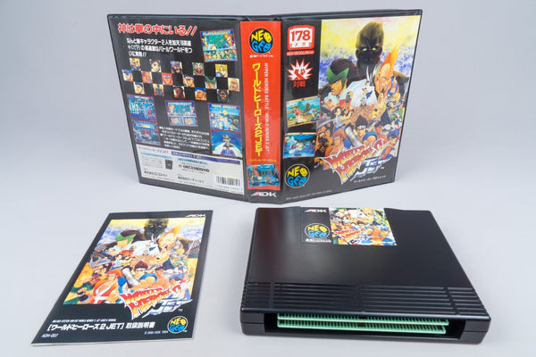 Neo Geo AES *World Heroes 2 Jet* CIB OVP mit Anleitung Japan