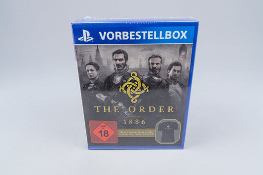 Playstation 4 *The Order: 1886 Vorbestellerbox* PS4 Neu / New T-Shirt USK 18
