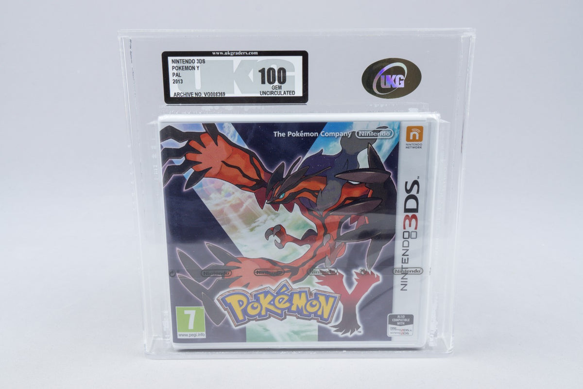 Nintendo 3DS *Pokemon Y* UKG 100 Gem Mint Uncirculated