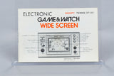 Nintendo Game & Watch *Snoopy Tennis* 1982 CIB OVP Anleitung Wide Screen SP-30 1